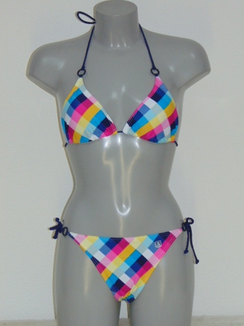 Shiwi Helia blauw/roze bikini set