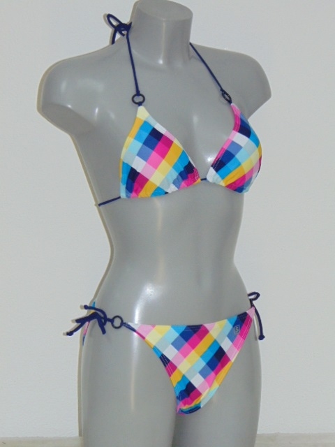Shiwi Helia blauw/roze bikini set