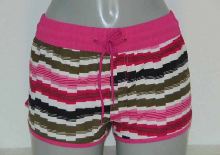 Shiwi Blocks roze/wit beach short