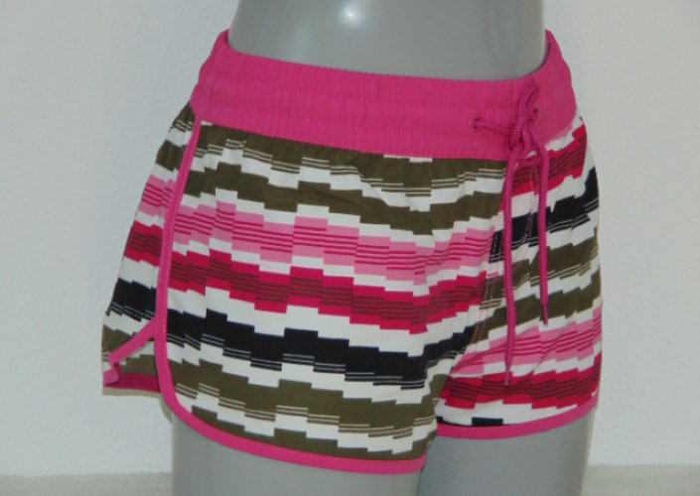 Shiwi Blocks roze/wit beach short