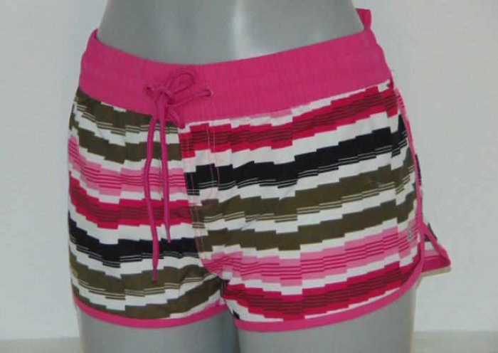 Shiwi Blocks roze/wit beach short