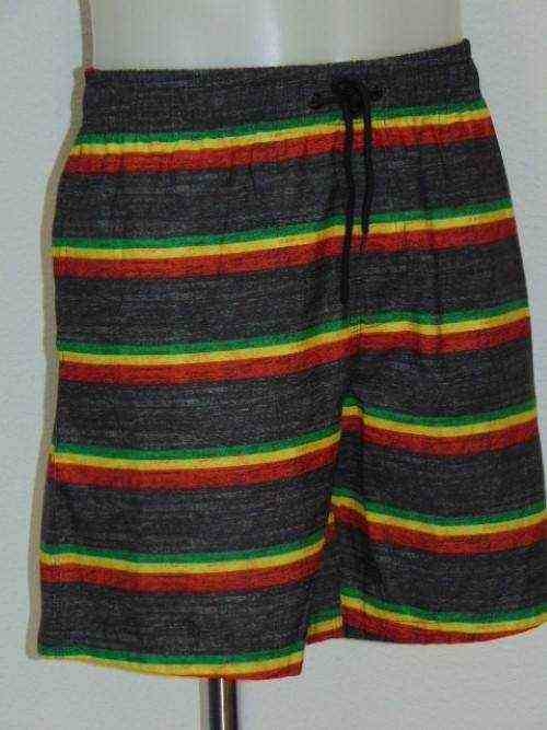 Shiwi Heren Jamaican grijs/print zwemshort