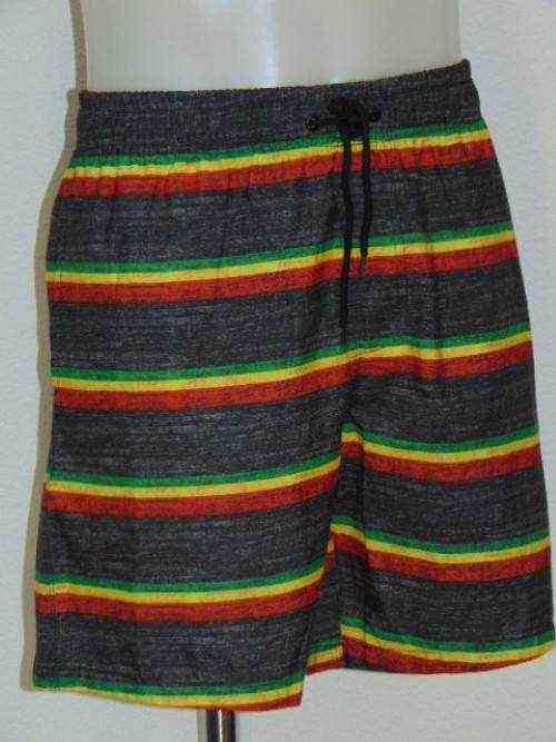 Shiwi Heren Jamaican grijs/print zwemshort