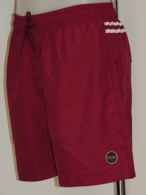 Shiwi Heren Basic rood/wit zwemshort