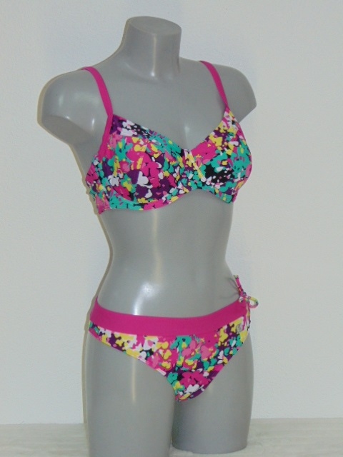 Shiwi Fleur blauw/multicolor bikini set