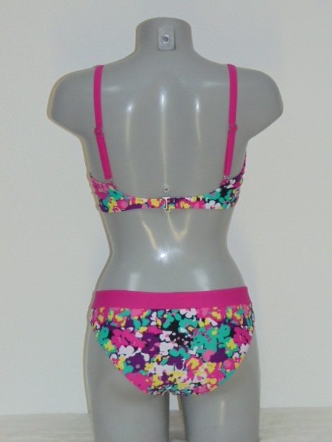Shiwi Fleur blauw/multicolor bikini set