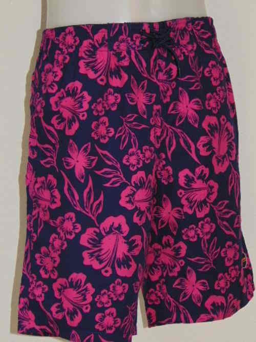 Shiwi Heren Lotus marine blauw/roze zwemshort