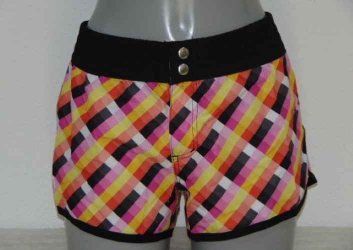 Shiwi Triangled geel/roze beach short