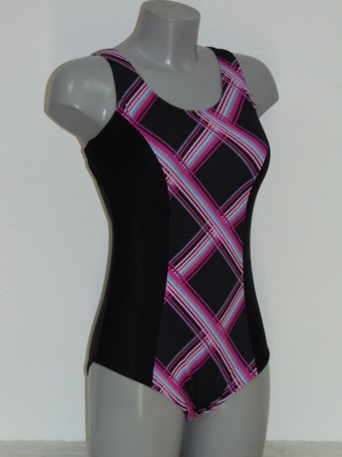 Shiwi Plaid zwart/roze badpak