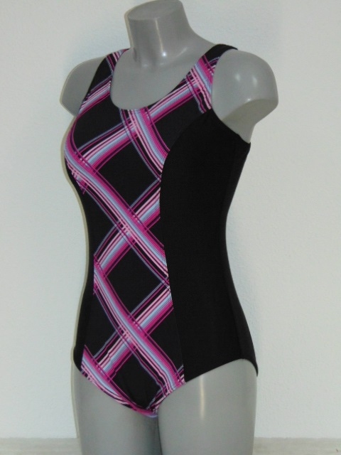 Shiwi Plaid zwart/roze badpak