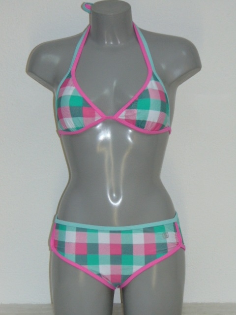Shiwi Subject roze/groen bikini set