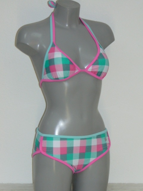 Shiwi Subject roze/groen bikini set
