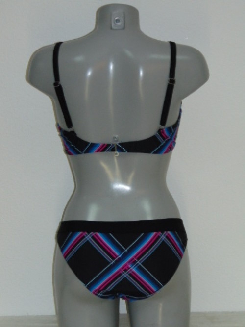 Shiwi Gaby zwart/blauw bikini set