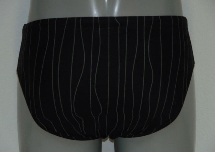 Shiwi Heren Pinstripe zwart zwemslip