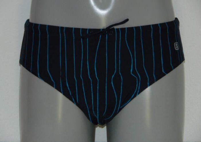 Shiwi Heren Pinstripe marine blauw zwemslip