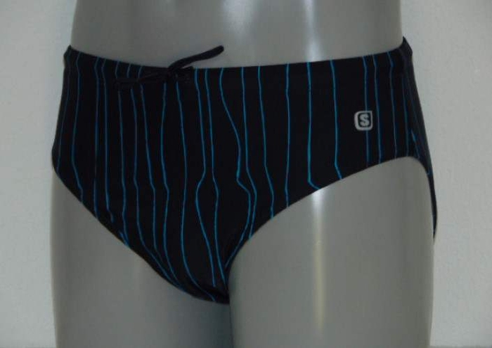 Shiwi Heren Pinstripe marine blauw zwemslip