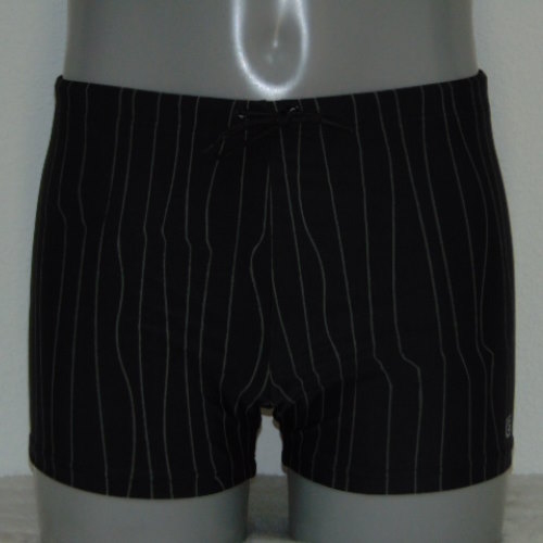 Shiwi Heren Pinstripe zwart zwemboxer