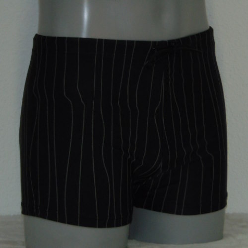 Shiwi Heren Pinstripe zwart zwemboxer