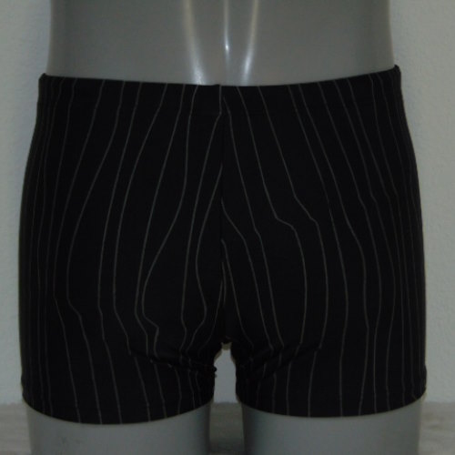 Shiwi Heren Pinstripe zwart zwemboxer