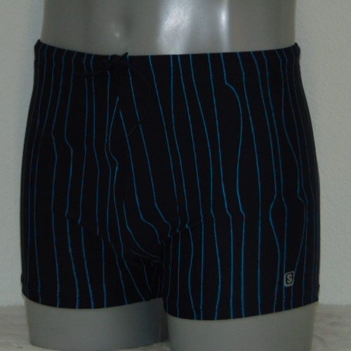 Shiwi Heren Pinstripe marine blauw zwemboxer