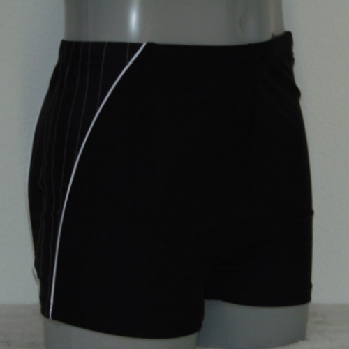 Shiwi Heren Pinstripe zwart/print zwemboxer