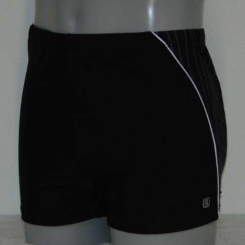 Shiwi Heren Pinstripe zwart/print zwemboxer