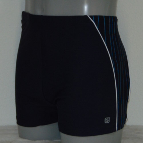 Shiwi Heren Pinstripe marine blauw/print zwemboxer