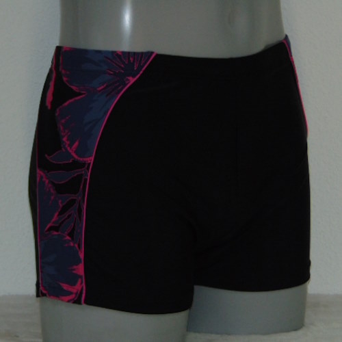 Shiwi Heren Orchid zwart/roze zwemboxer