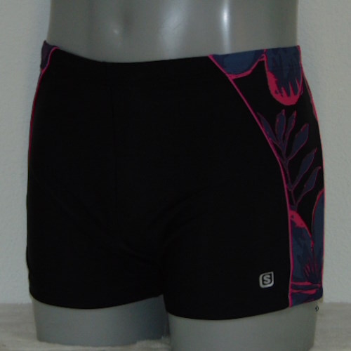 Shiwi Heren Orchid zwart/roze zwemboxer