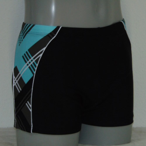 Shiwi Heren Check zwart zwemboxer