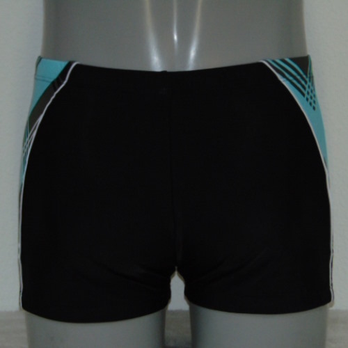 Shiwi Heren Check zwart zwemboxer