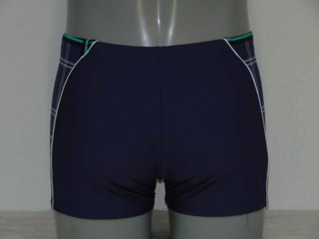 Shiwi Heren Plaid jeans blauw zwemboxer