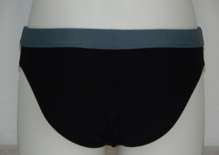 Shiwi Heren Contrast zwart/grijs zwemslip
