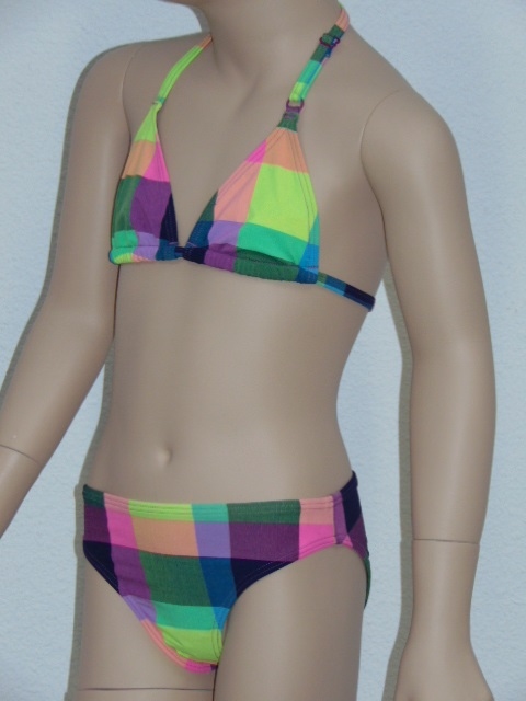 Shiwi Checkered roze bikini set
