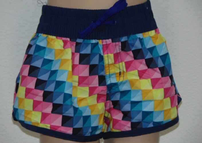Shiwi Triangle roze/blauw beach short