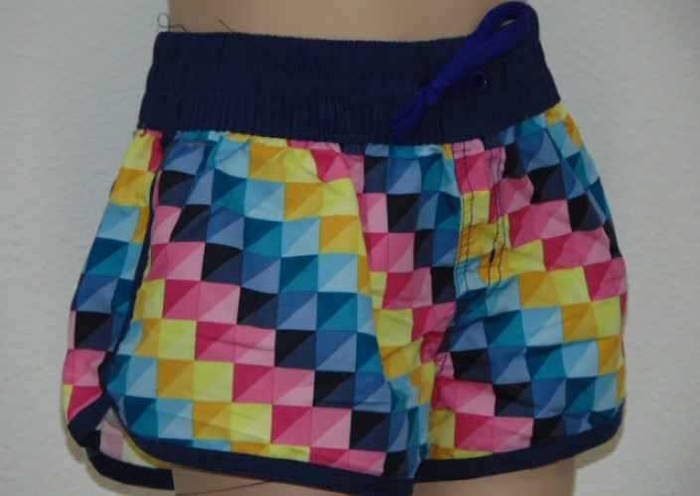 Shiwi Triangle roze/blauw beach short