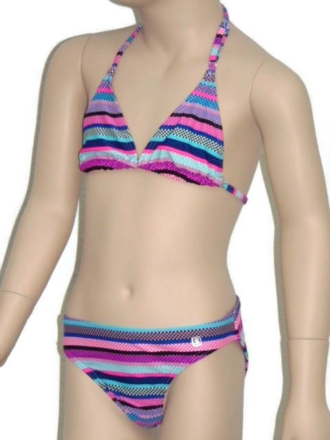 Shiwi Pixie blauw/roze bikini set
