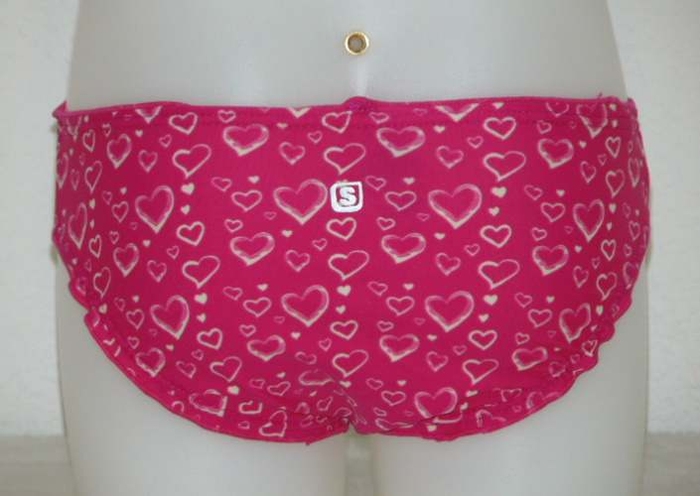 Shiwi Basic roze/print bikini broekje