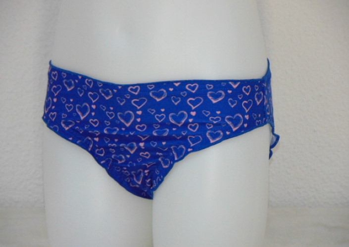 Shiwi Basic blauw/print bikini broekje