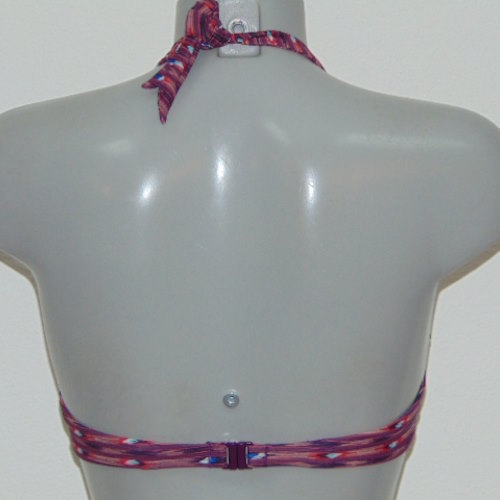 LingaDore Beach Samoa paars/print voorgevormde bikinitop