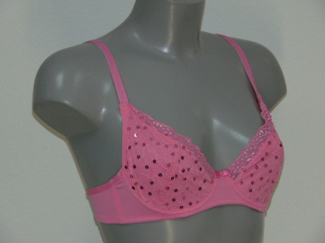 Sapph sample Sparkle roze niet voorgevormde bh