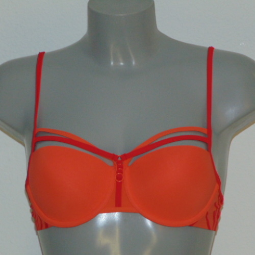 Marlies Dekkers Badmode Ta Moko coral voorgevormde bikinitop