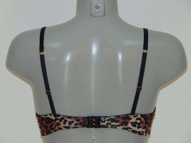 Sapph La Fayette zwart/bruin voorgevormde bh