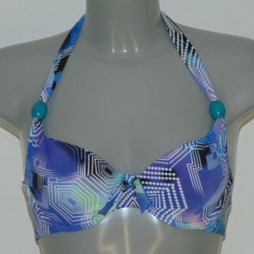Royal Lounge Lingerie Playa blauw voorgevormde bikinitop