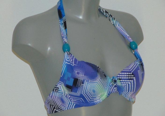 Royal Lounge Lingerie Playa blauw voorgevormde bikinitop