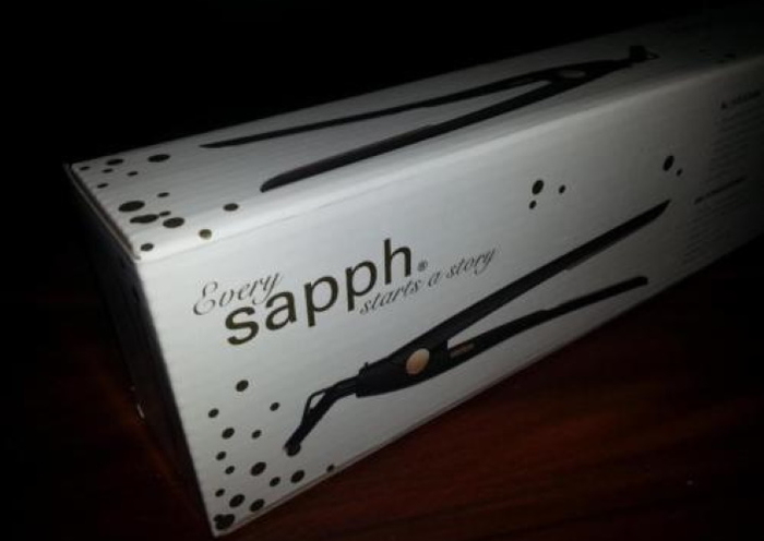 Sapph Stijltang zwart stijltang