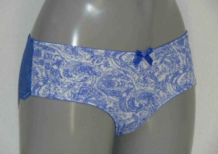 After Eden D-Cup & Up Paisley blauw short