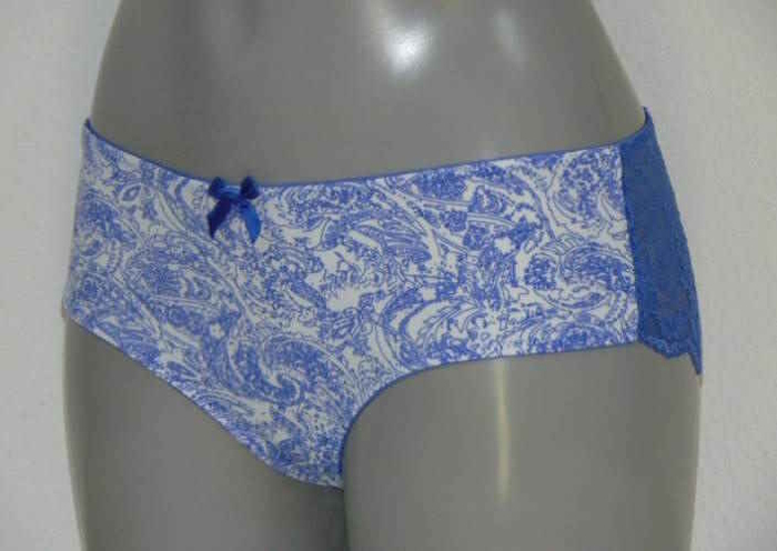 After Eden D-Cup & Up Paisley blauw short