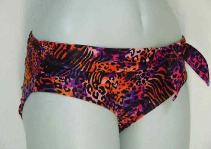 Sapph Badmode Fortaleza paars/print bikini broekje