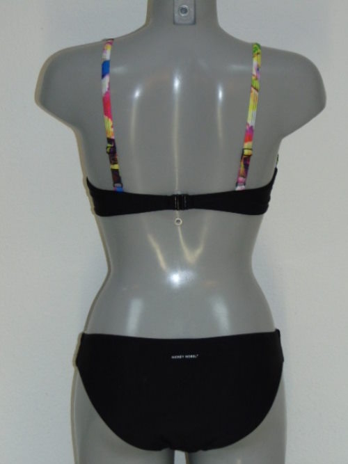 Nickey Nobel Secret Garden zwart/print bikini set